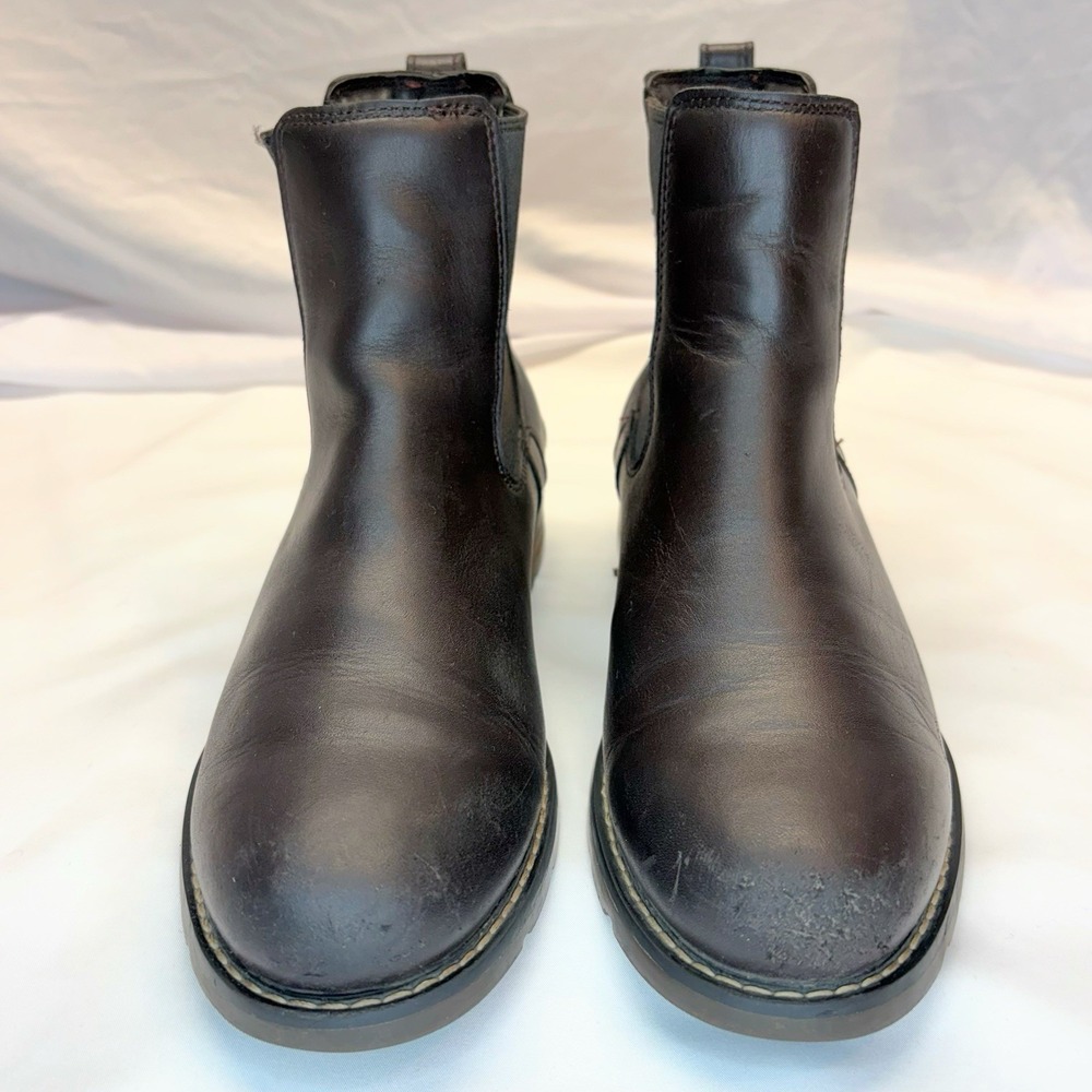 Ariat Wexford Waterproof Chelsea Boots Womens Size 9 B Brown Leather Pull On - Picture 3 of 16